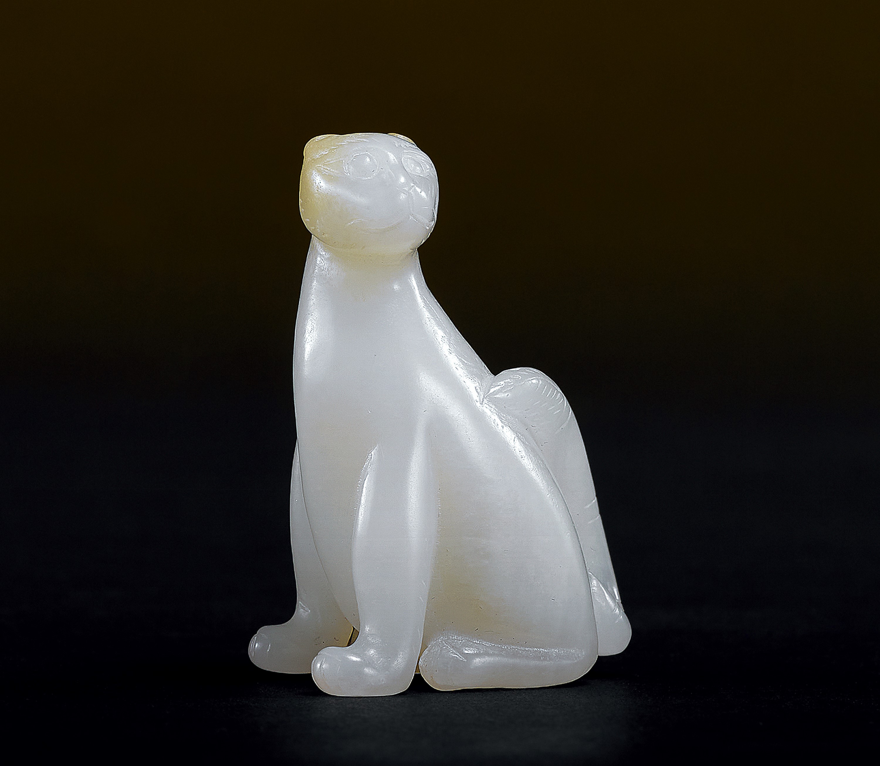 白玉貓(明)