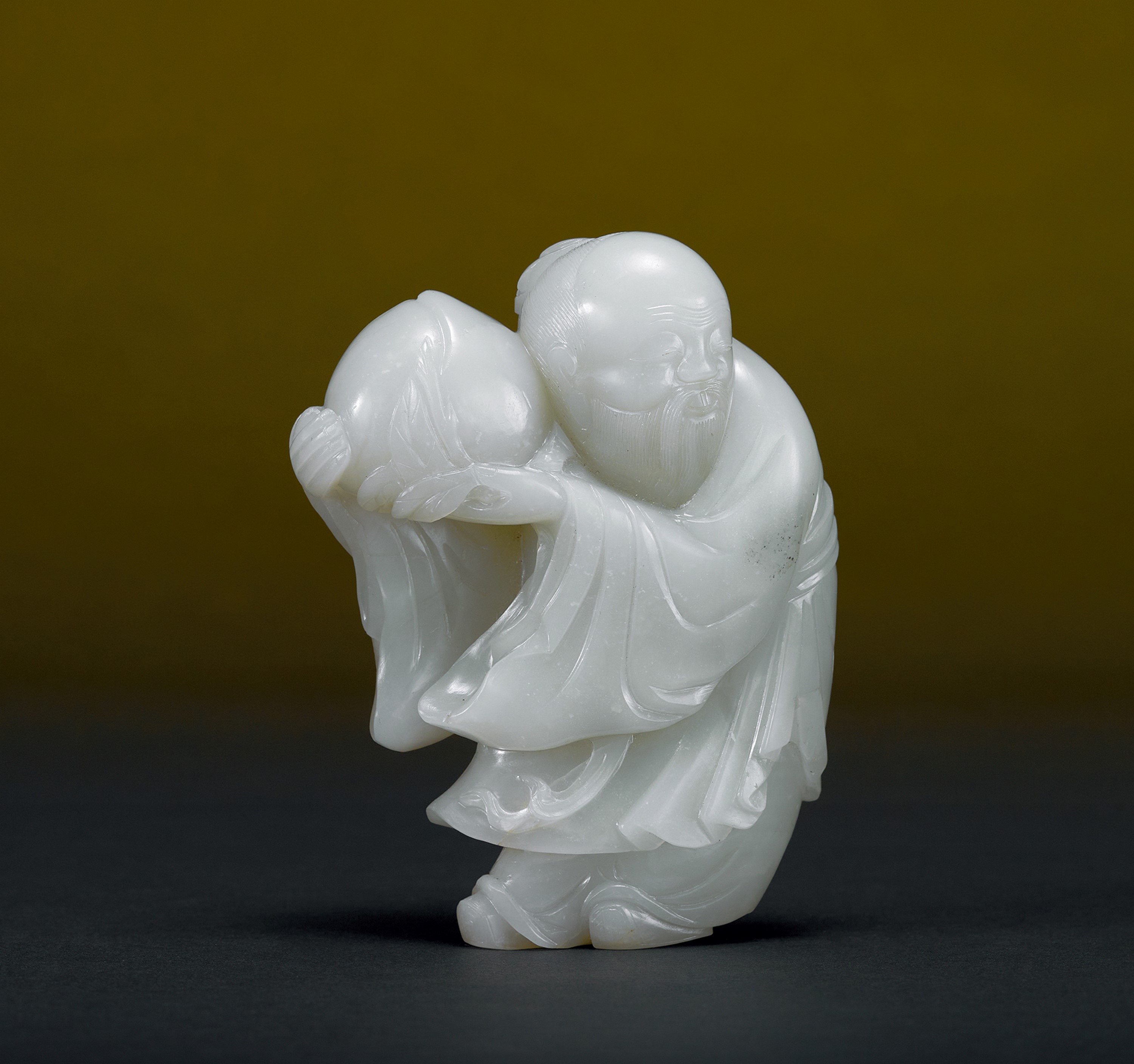 白玉壽翁(清)