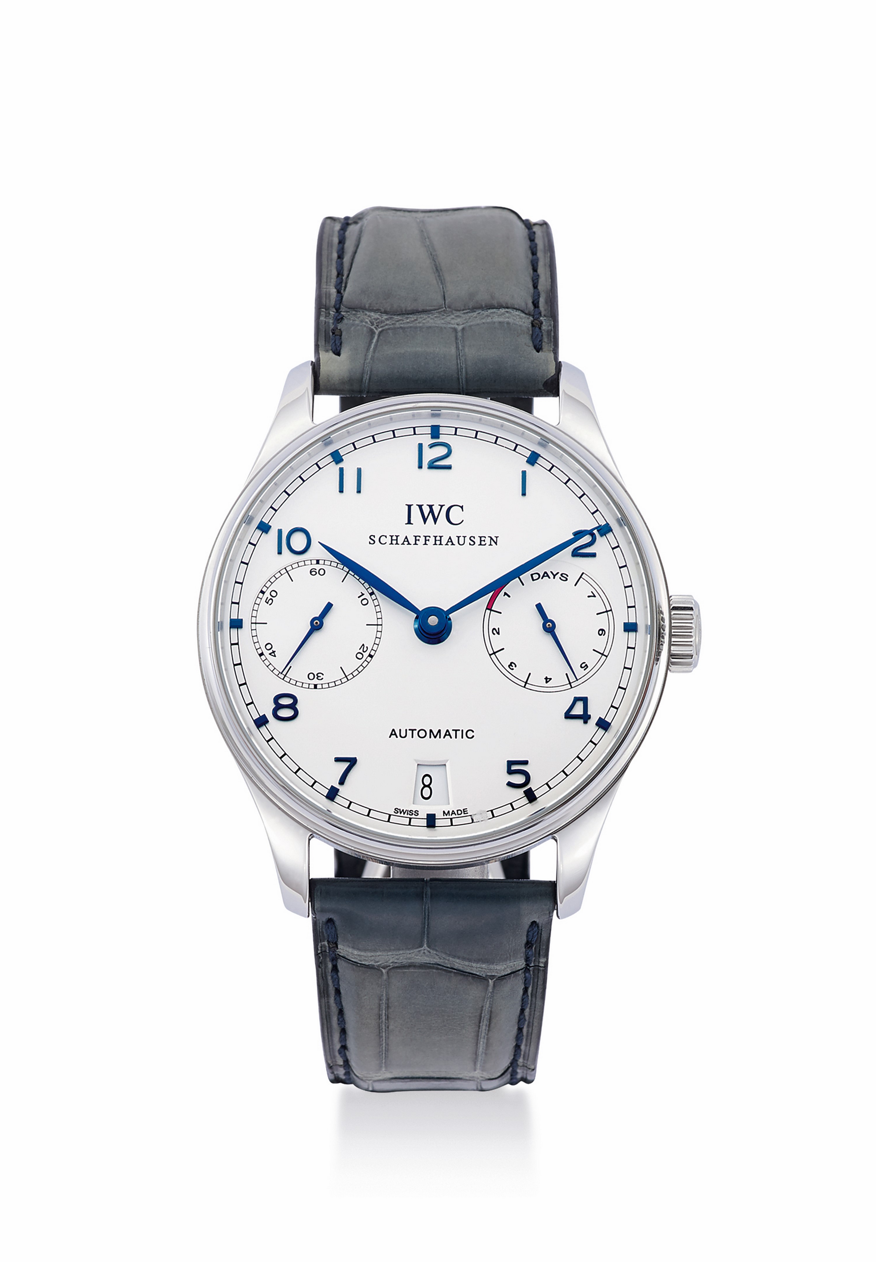 萬國IWC 7天動力儲存腕表，型號Portuguese 7 Days Power Reserve(約2012年制)
