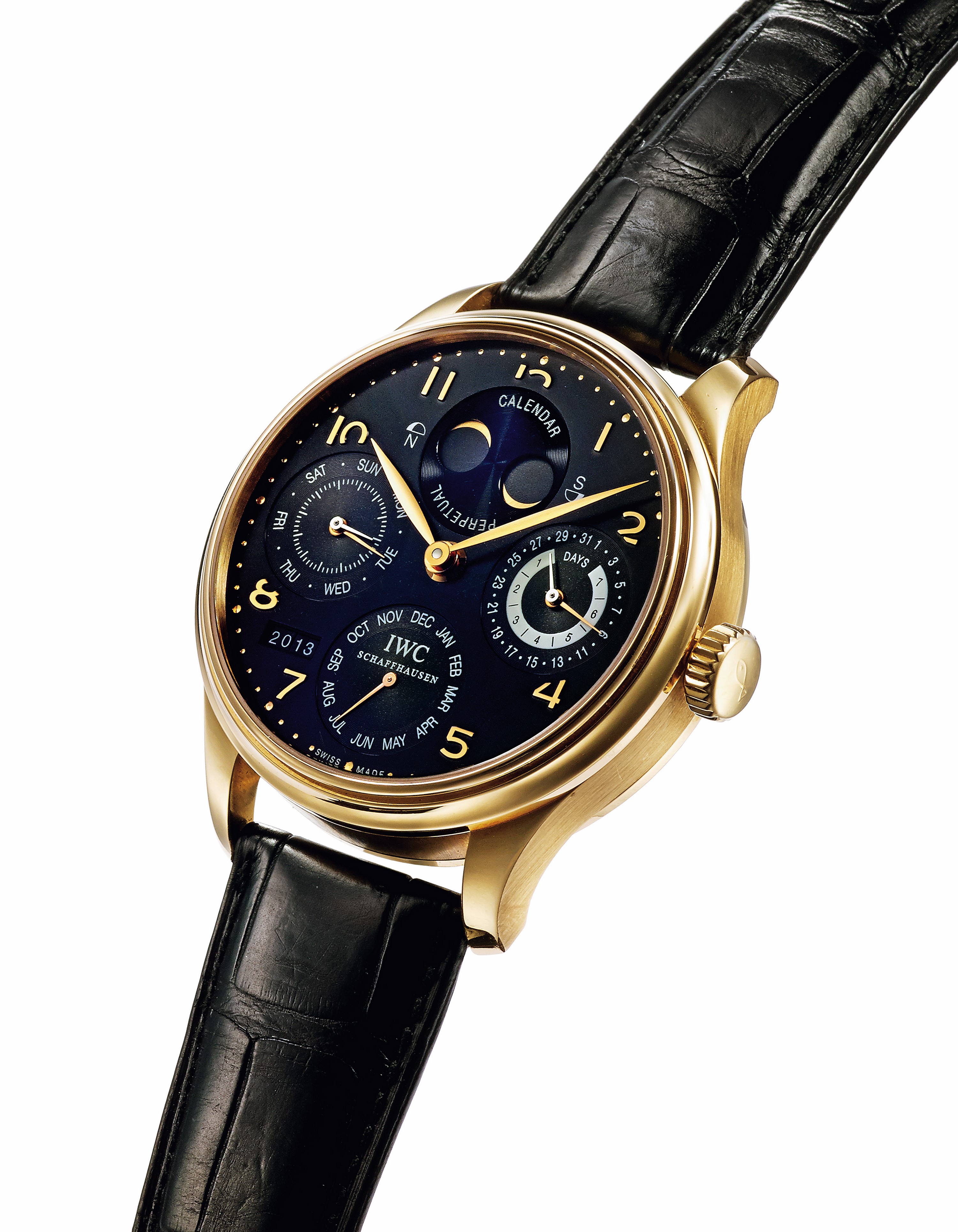 萬國IWC萬年曆腕表，型號Portuguese Perpetual Calendar(約2008年制)