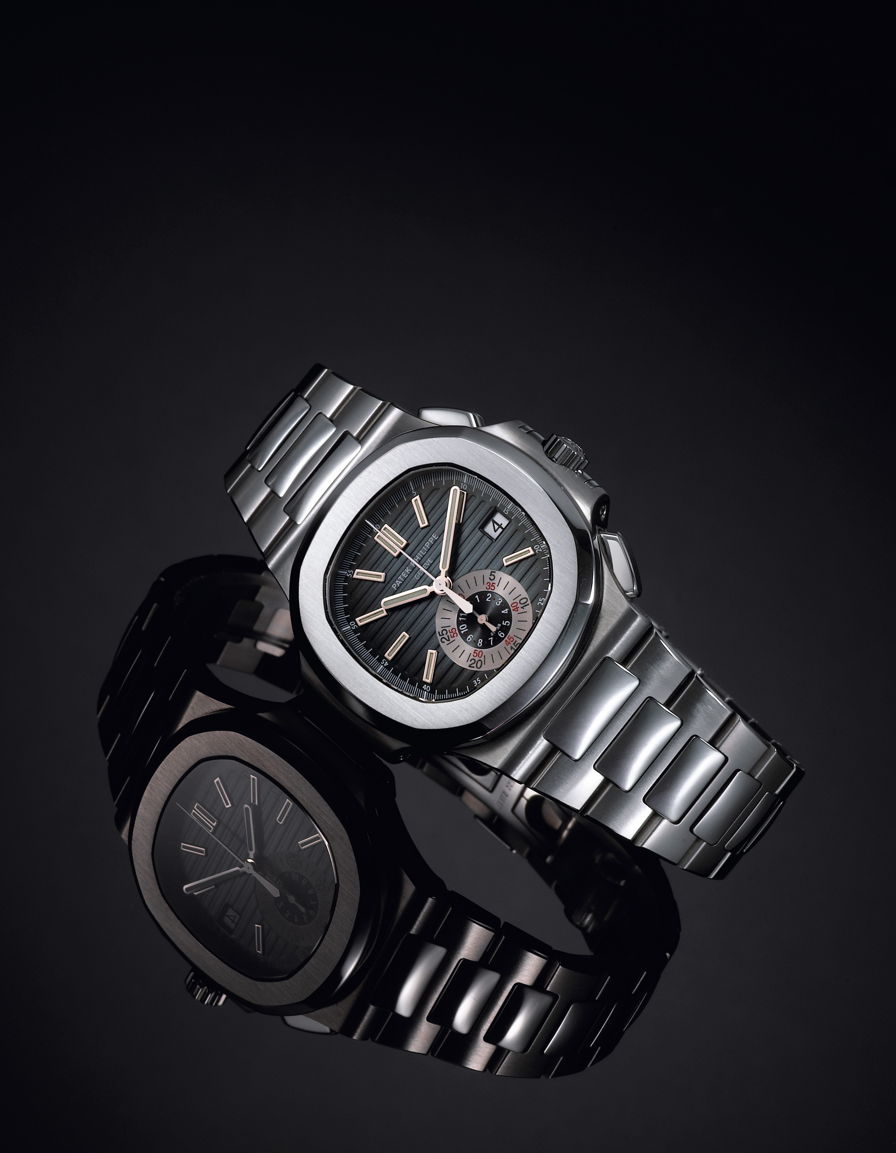 "百達翡麗Patek Philippe Nautilus計時碼鏈帶腕表，型號5980/1A(約2008年制) "